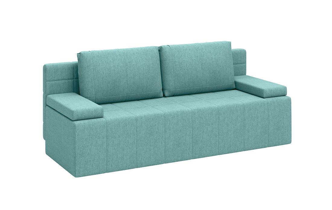 Ричмонд М / Диван - кровать 3-х мест рогожка флис морская волна